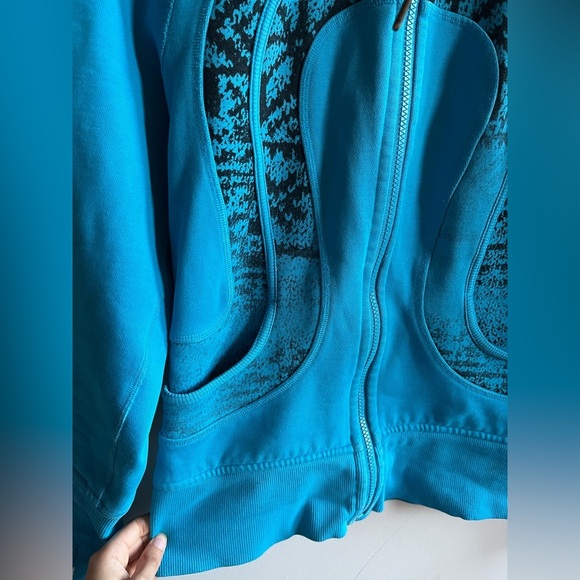 Lululemon Blue Zip-up Scuba Jacket - Size 8 - Picture 7 of 11